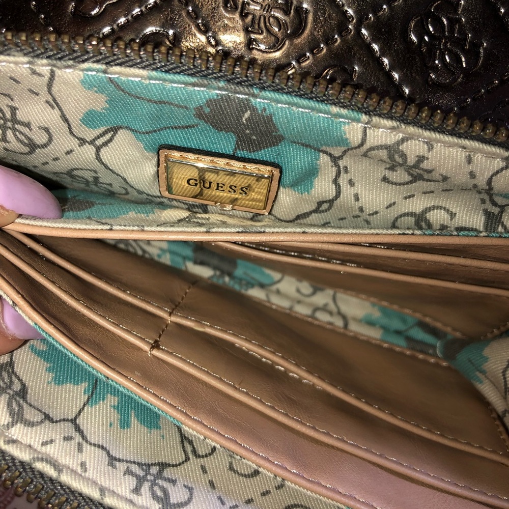 Authentic Metallic Guess Wallet - image 2